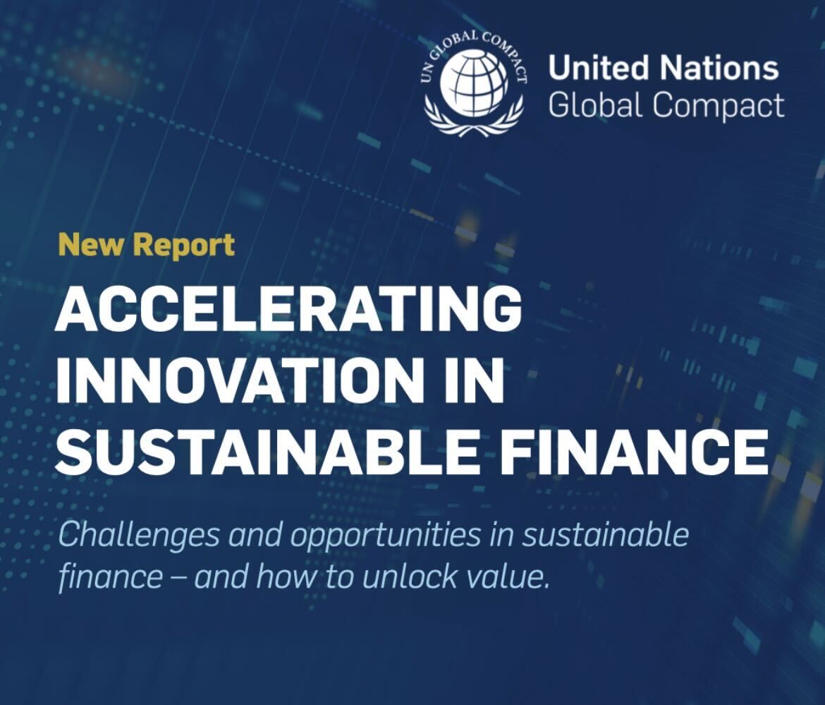 Accelerating Innovation in Sustainable Finance