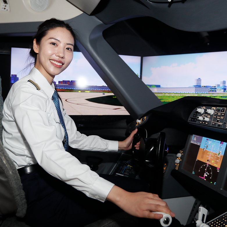 Luo Danyi, who flies wide-body Boeing 787 Dreamliners for Xiamen Airlines, says the company has made sure its female employees are treated and promoted fairly.