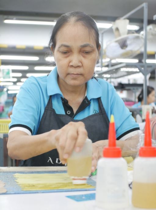 Photo Caption: Samran Thumjanlead, aged 59, has been working at Adiantes since 2006