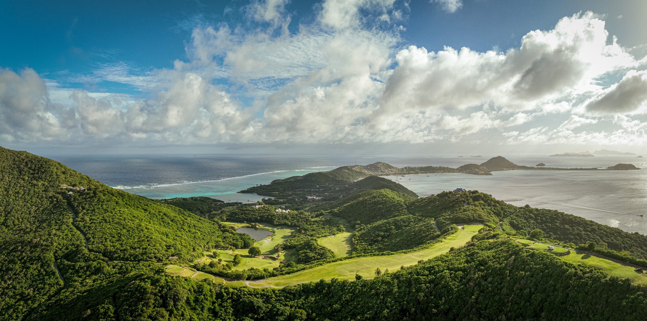 Landscape of Canouan Island
