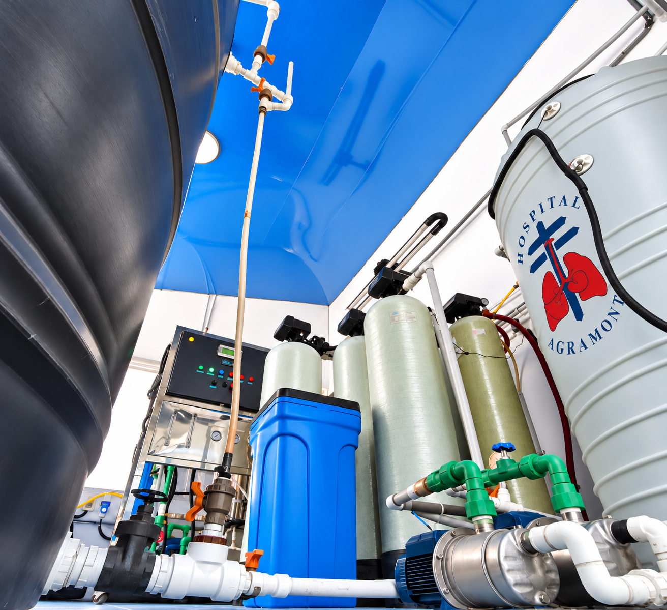 Treatment water plant