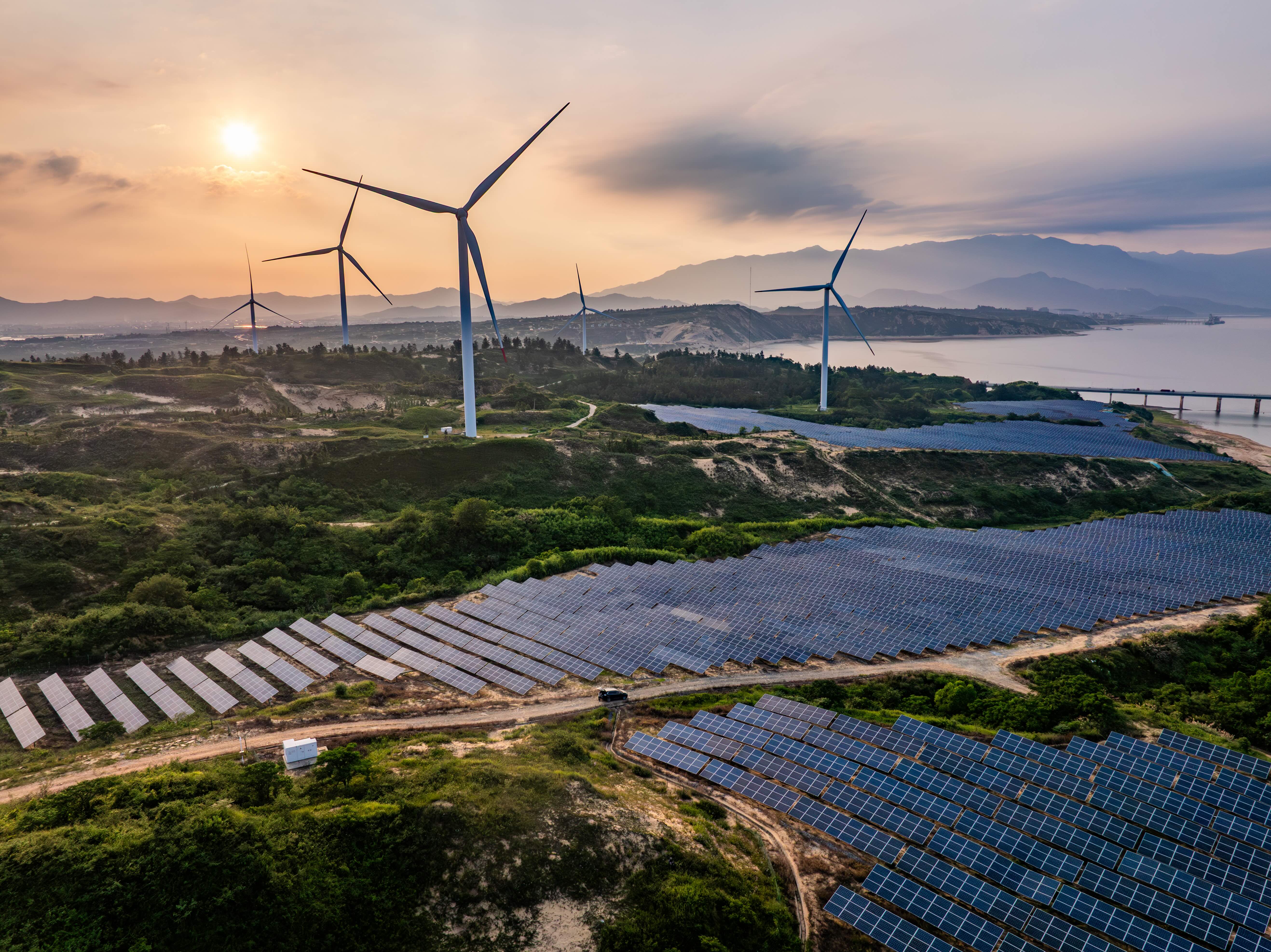 solar and wind