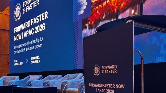 Forward Faster Now stage